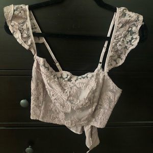 Beautiful Lavender Crop Top